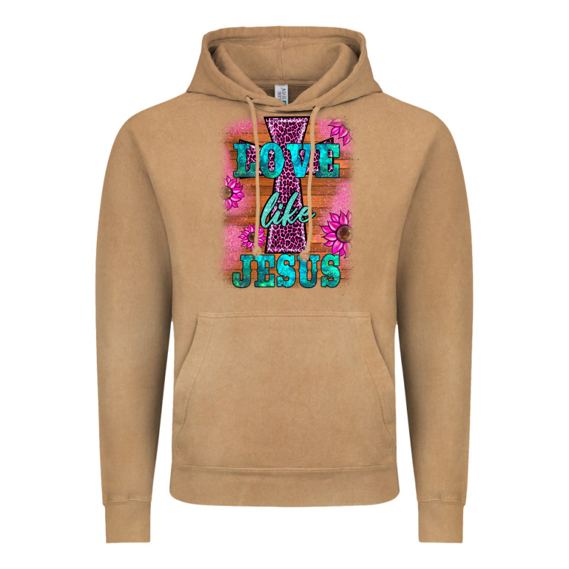 Love Like Jesus Vintage Hoodie by BarkalooDesign | Teevron