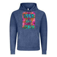 Vintage Denim love like jesus Vintage Hoodie - BarkalooDesign