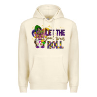 Sandshell Let the good times roll with gnome Premium Hoodie - HowdyJamesFarm