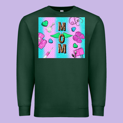 Nurse Mom Mother’s Day Premium Sweatshirt Designed By Tumblerdesignbyshophia