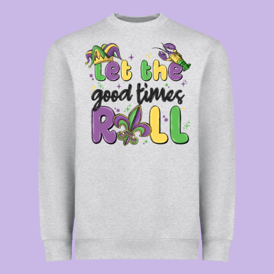 Let The Good Times Roll Heavyweight Sweatshirt Designed By Maliassmallbusiness