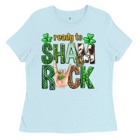 Ready To Shamrock St. Patrick's Day Ladies Tee | Teevron