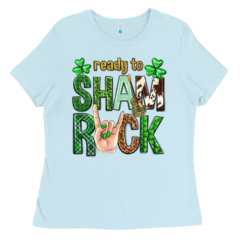 Ready To Shamrock St. Patrick's Day Ladies Tee by Neo Western | Teevron