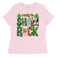 Bubblegum Pink Ready to shamrock St. Patrick's Day Ladies Tee - Neo Western