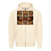 Sandshell seamless mexican sunflower tumbler design Zipper Hoodie - Jasminsmagicworld