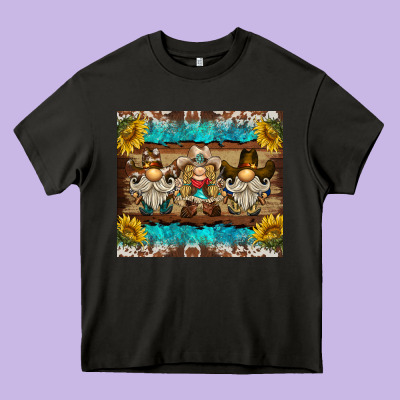Western Gnome Tumbler Heavy Core Tee Designed By Barkaloodesign