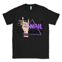 Black nail hustler Classic Tee - MaliasSmallBusiness