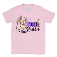 Bubblegum Pink nail hustler Classic Tee - MaliasSmallBusiness