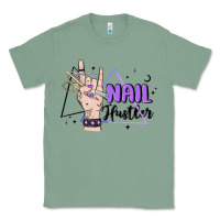 Sage nail hustler Classic Tee - MaliasSmallBusiness