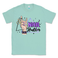 Seafoam nail hustler Classic Tee - MaliasSmallBusiness