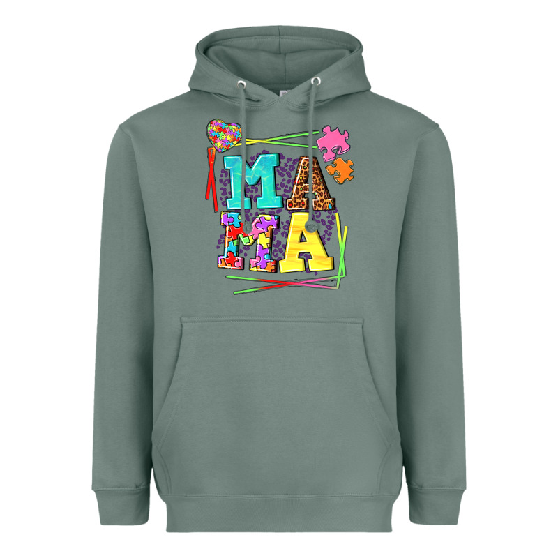 Autism Mama Heavyweight Hoodie by NancyCooperArtShop | Teevron