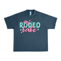 Midnight Navy rodeo babe Urban Heavy Tee - MaliasSmallBusiness