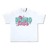 White rodeo babe Urban Heavy Tee - MaliasSmallBusiness