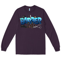 Plum barber life Long Sleeve Tee - NancyCooperArtShop
