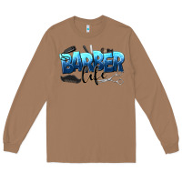 Toasted Coconut barber life Long Sleeve Tee - NancyCooperArtShop