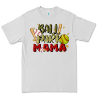 Dove Grey ballpark mama Premium Tee - JahusDesignShop