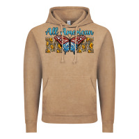 Vintage Coffee all american mom american flag butterfly Vintage Hoodie - LillyAllenDesigns
