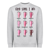 God Says I Am Bible Verse Stanley Heavyweight Sweatshirt | Teevron