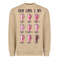 Mushroom god says i am bible verse stanley Heavyweight Sweatshirt - MaliasSmallBusiness