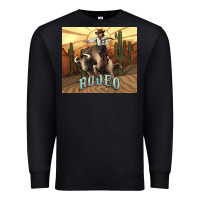 Black Rodeo Cowboy bullfighter western 20oz skinny Premium Sweatshirt - HowdyJamesFarm
