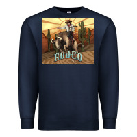 Navy Rodeo Cowboy bullfighter western 20oz skinny Premium Sweatshirt - HowdyJamesFarm