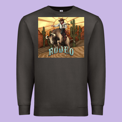 Rodeo Cowboy Bullfighter Western 20oz Skinny Premium Sweatshirt Designed By Howdyjamesfarm