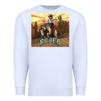 White Rodeo Cowboy bullfighter western 20oz skinny Premium Sweatshirt - HowdyJamesFarm