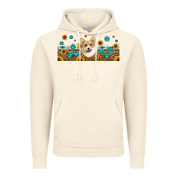 Vintage Artic western corgi dog Vintage Hoodie - Jasminsmagicworld