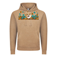 Vintage Coffee western corgi dog Vintage Hoodie - Jasminsmagicworld