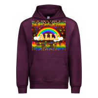 Mauve Wine Ally Urban Hoodie - FaDigitalArtStudio