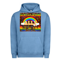 Pigment Pebble Blue Ally Urban Hoodie - FaDigitalArtStudio