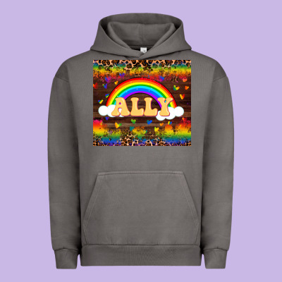 Ally Urban Hoodie Designed By Fadigitalartstudio