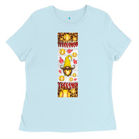 Baby Blue softball football penwraps Ladies Tee - HRA Design Shop