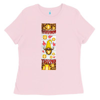 Bubblegum Pink softball football penwraps Ladies Tee - HRA Design Shop