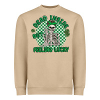 Mushroom dead inside but feeling lucky Heavyweight Sweatshirt - MaliasSmallBusiness