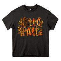 Asphalt hello fall Heavy Core Tee - RacoonDesign