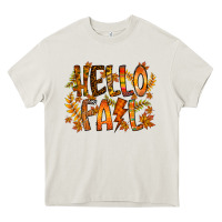 Hello Fall Heavy Core Tee | Teevron