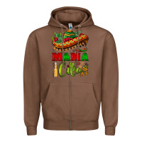 Chestnut mama cita sombrero Zipper Hoodie - BarkalooDesign