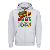 Heather Grey mama cita sombrero Zipper Hoodie - BarkalooDesign