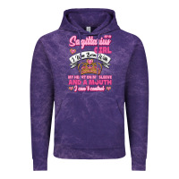 Cloud Purple As A Sagittarius Girl I Was Born With My Heart On My Sleeve And  Mouth Vintage Hoodie - Jasminsmagicworld