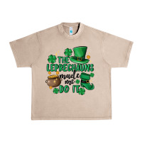 French Oak the leprechauns made me do it Urban Heavy Tee - MaliasSmallBusiness