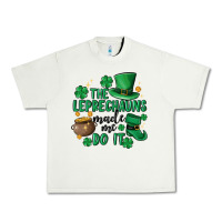Pistachio the leprechauns made me do it Urban Heavy Tee - MaliasSmallBusiness