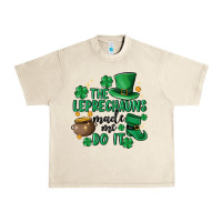 Sandshell the leprechauns made me do it Urban Heavy Tee - MaliasSmallBusiness