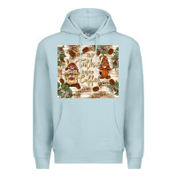 Blue Mist no talkie before coffee with gnomies Premium Hoodie - TumblerDesignByShophia