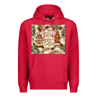 Cardinal no talkie before coffee with gnomies Premium Hoodie - TumblerDesignByShophia