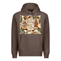 Coffee no talkie before coffee with gnomies Premium Hoodie - TumblerDesignByShophia
