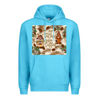 Ocean Blue no talkie before coffee with gnomies Premium Hoodie - TumblerDesignByShophia