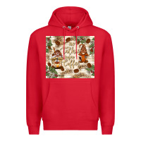 Red no talkie before coffee with gnomies Premium Hoodie - TumblerDesignByShophia