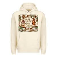 Sandshell no talkie before coffee with gnomies Premium Hoodie - TumblerDesignByShophia