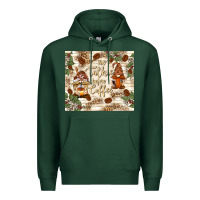 Sports Green no talkie before coffee with gnomies Premium Hoodie - TumblerDesignByShophia